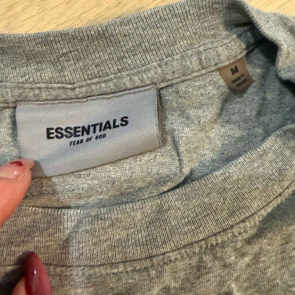 Essentials Fear of God Gray T-Shirt